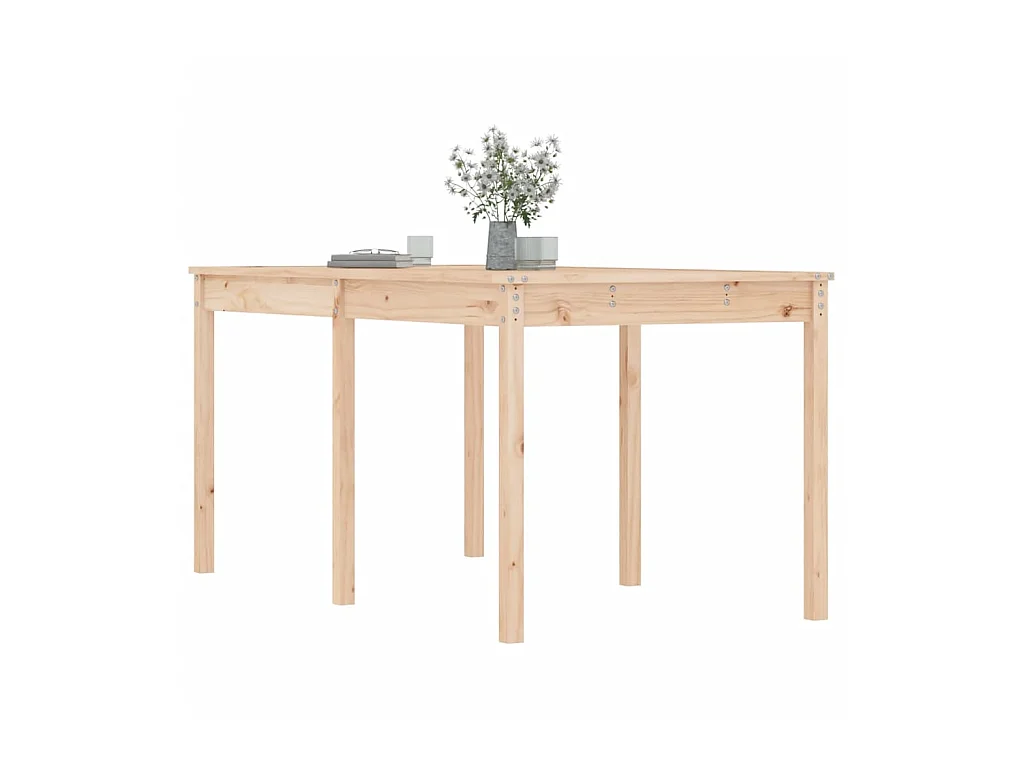 Mesa de jardim 159,5x82,5x76 cm madeira de pinho maciça PT632712