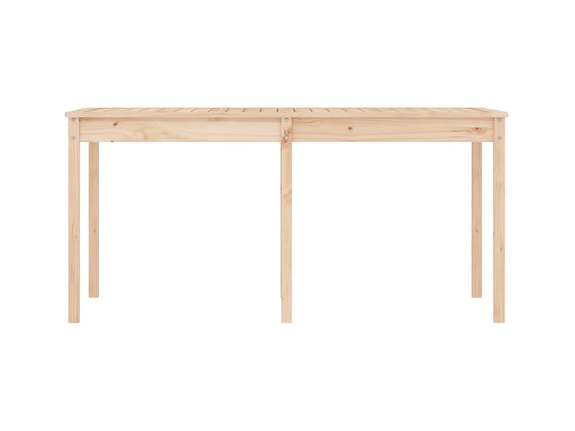 Mesa de jardim 159,5x82,5x76 cm madeira de pinho maciça PT632712