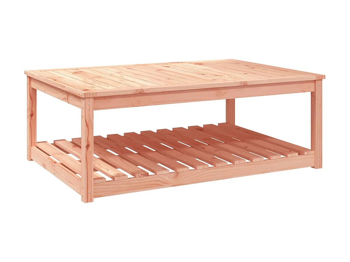 Table de jardin 121x82,5x45 cm bois massif de douglas GHR70410