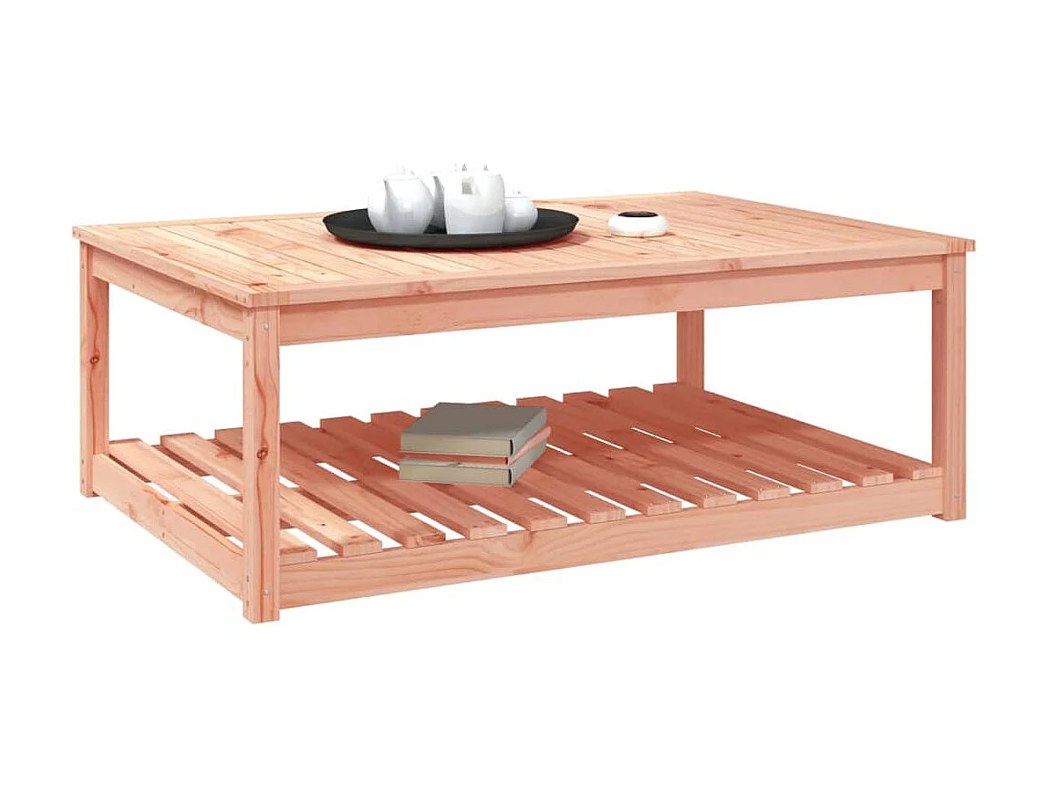Table de jardin 121x82,5x45 cm bois massif de douglas GHR70410