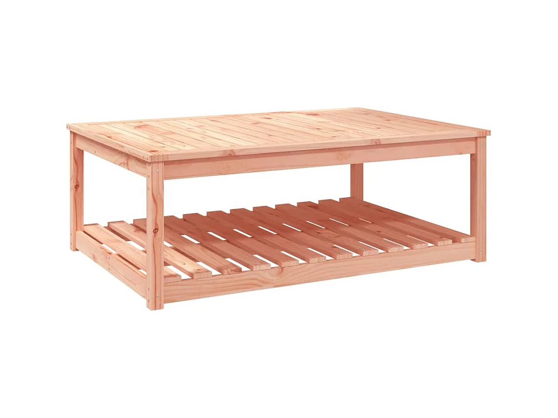 Table de jardin 121x82,5x45 cm bois massif de douglas GHR70410