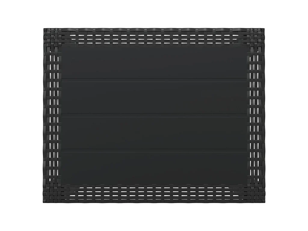 Mesa de comedor de jardín PP gris antracita 59x47x40 cm KOW36930