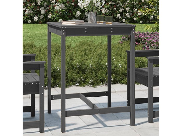 Tavolo da giardino grigio chiaro 250 x 100 x 73 cm in polyrattan