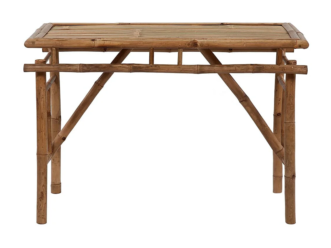 Table de jardin pliable 115x50x75 cm Bambou GHR12691