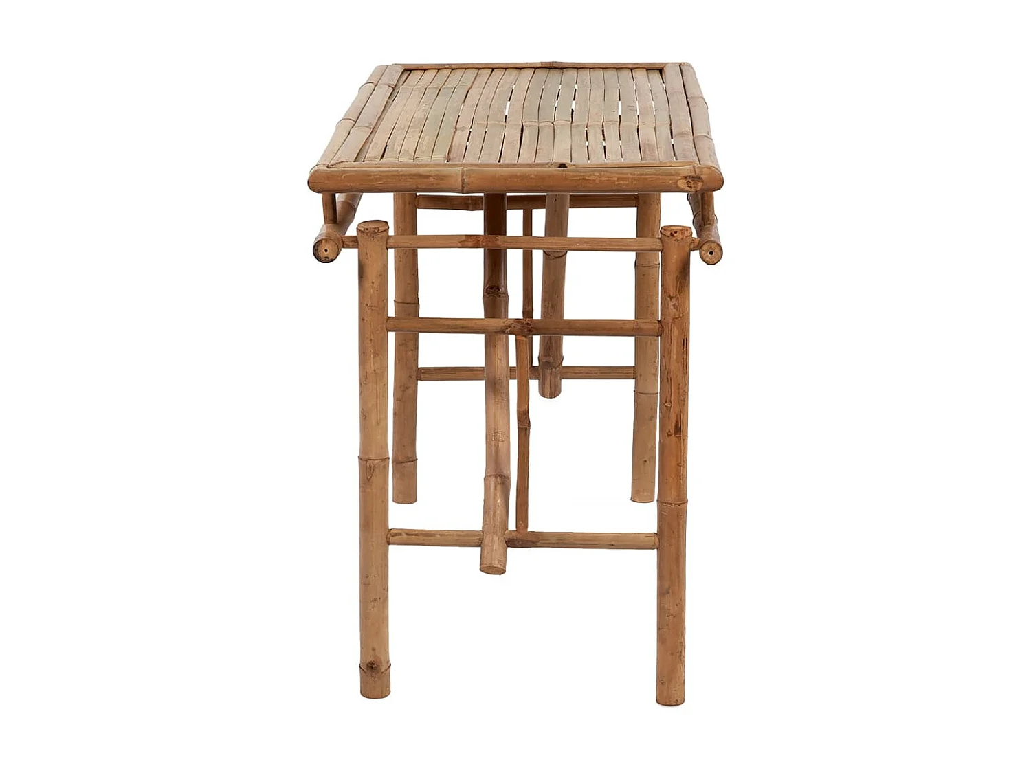 Table de jardin pliable 115x50x75 cm Bambou GHR12691