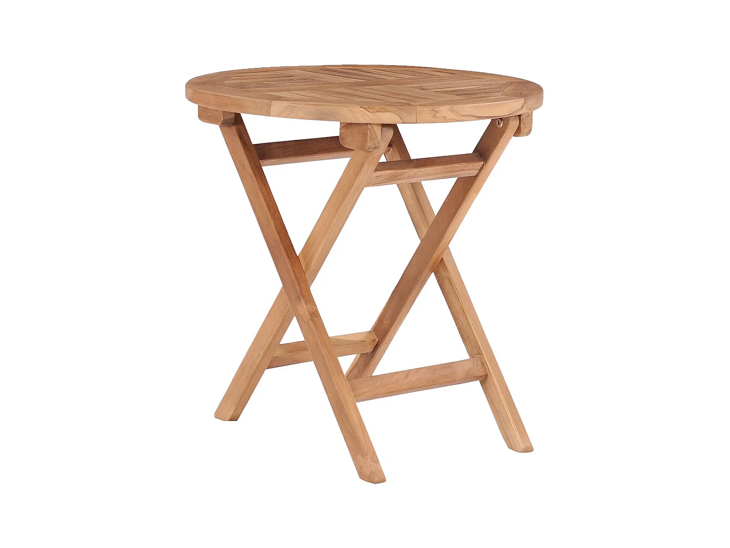 Tuintafel inklapbaar 45 cm massief teakhout NL867095