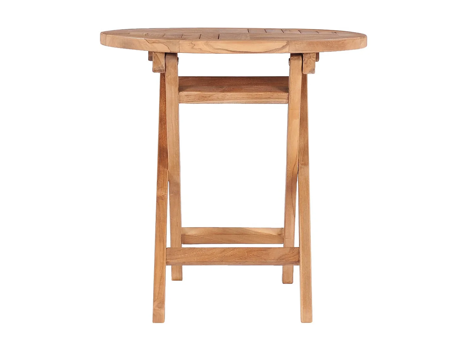 Table pliable de jardin 45 cm Bois de teck solide GHR25887