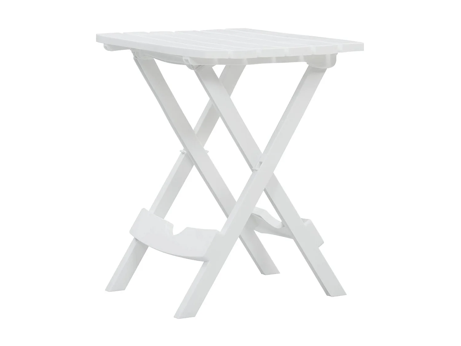 Table pliable de jardin 45,5x38,5x50 cm Blanc GHR20915