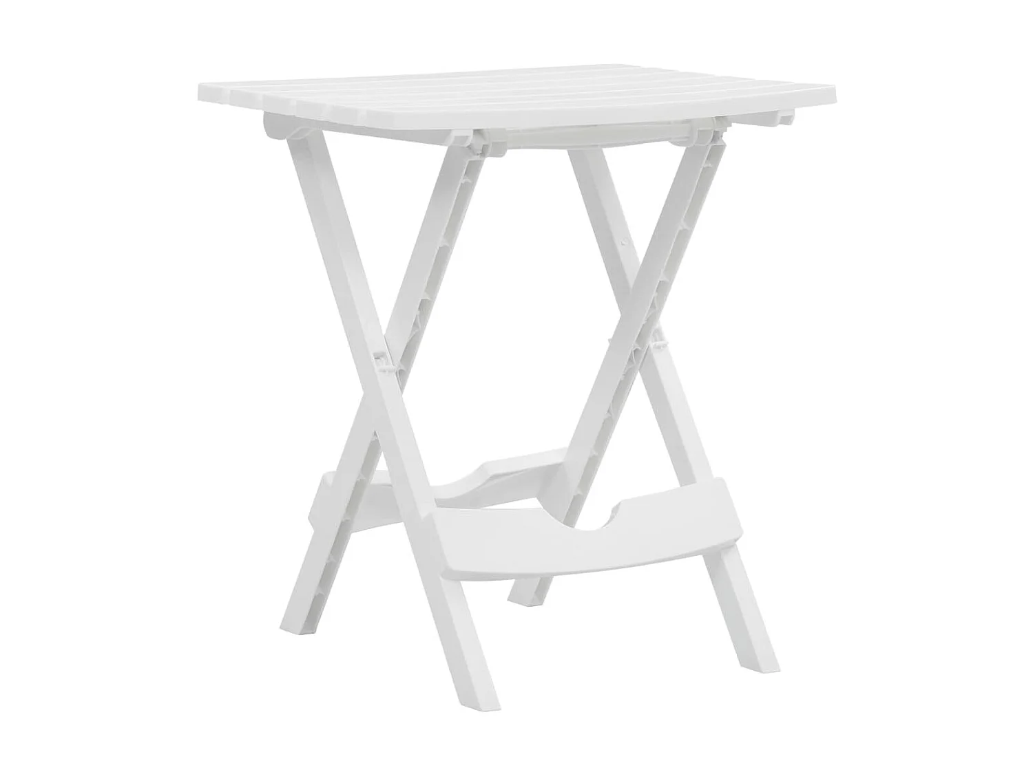 Table pliable de jardin 45,5x38,5x50 cm Blanc GHR20915
