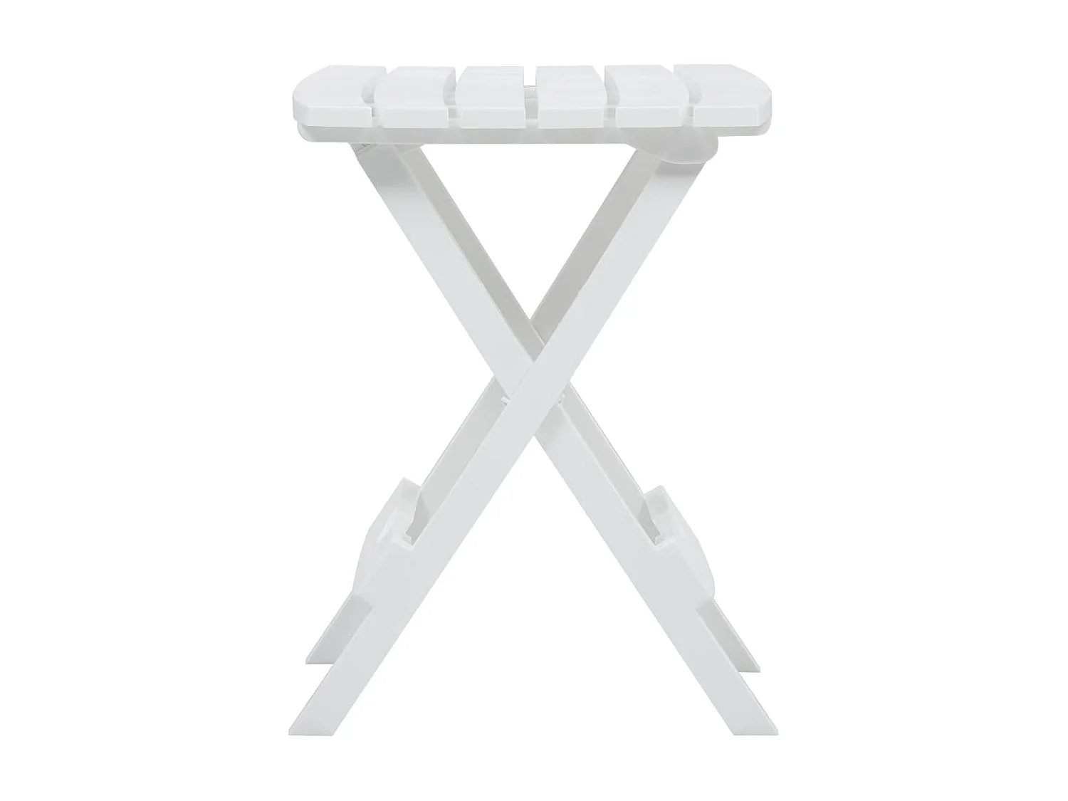 Table pliable de jardin 45,5x38,5x50 cm Blanc GHR20915