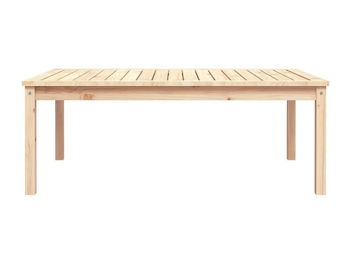 Table de jardin 121x82,5x45 cm bois massif de pin GHR84854