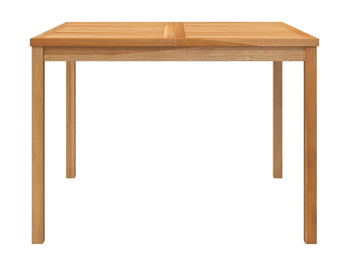 Table à manger de jardin 110x110x77 cm Bois de teck solide GHR82188