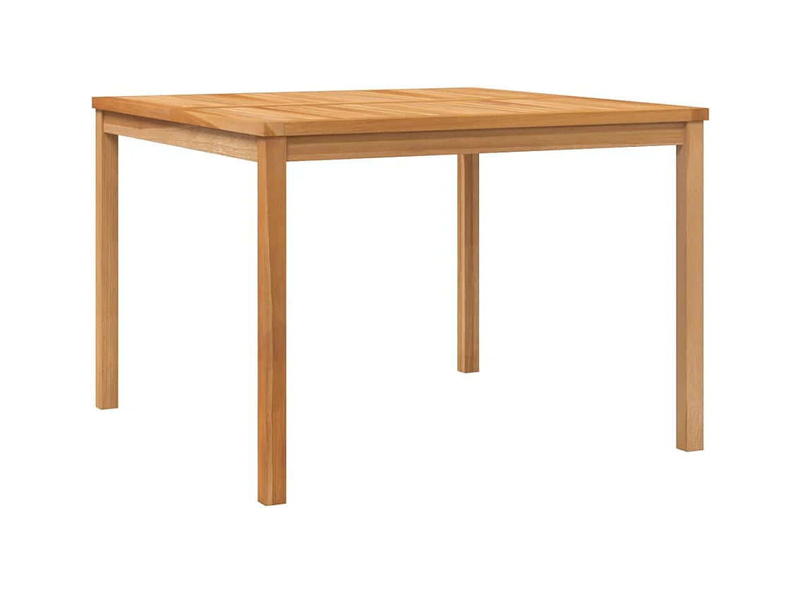 Table à manger de jardin 110x110x77 cm Bois de teck solide GHR82188