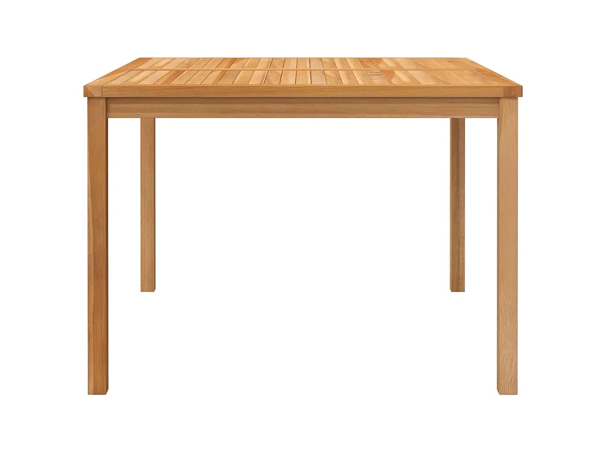 Table à manger de jardin 110x110x77 cm Bois de teck solide GHR82188