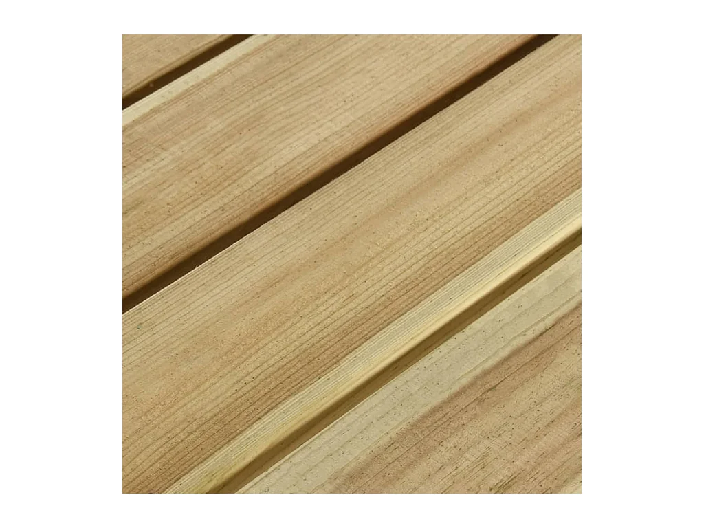 Table de pique-nique et bancs 110x123x73cm Bois de pin imprégné GHR46296