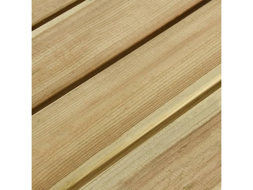 Table de pique-nique et bancs 110x123x73cm Bois de pin imprégné GHR46296