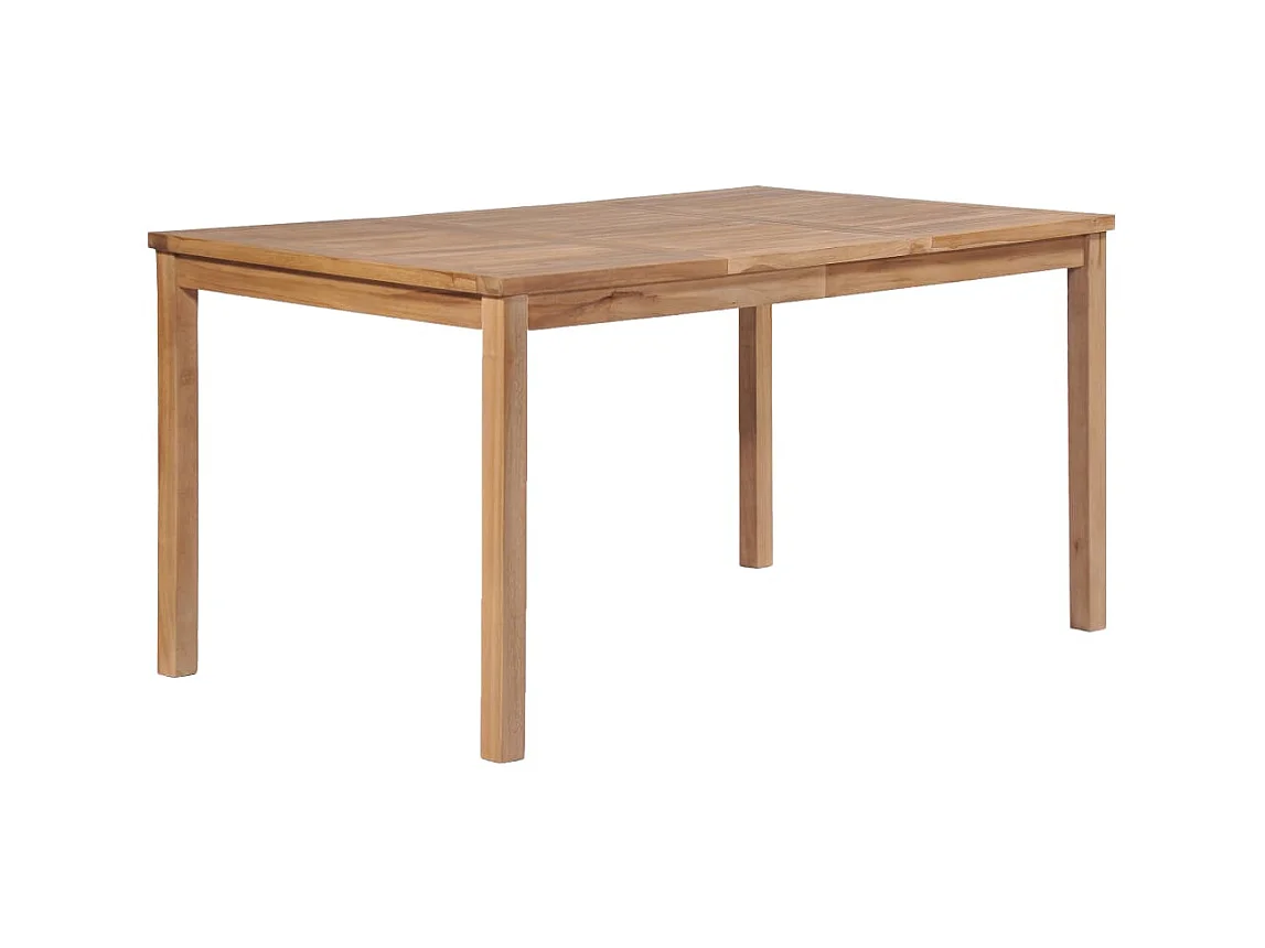 Table de jardin 150x90x77 cm Bois de teck solide GHR96899