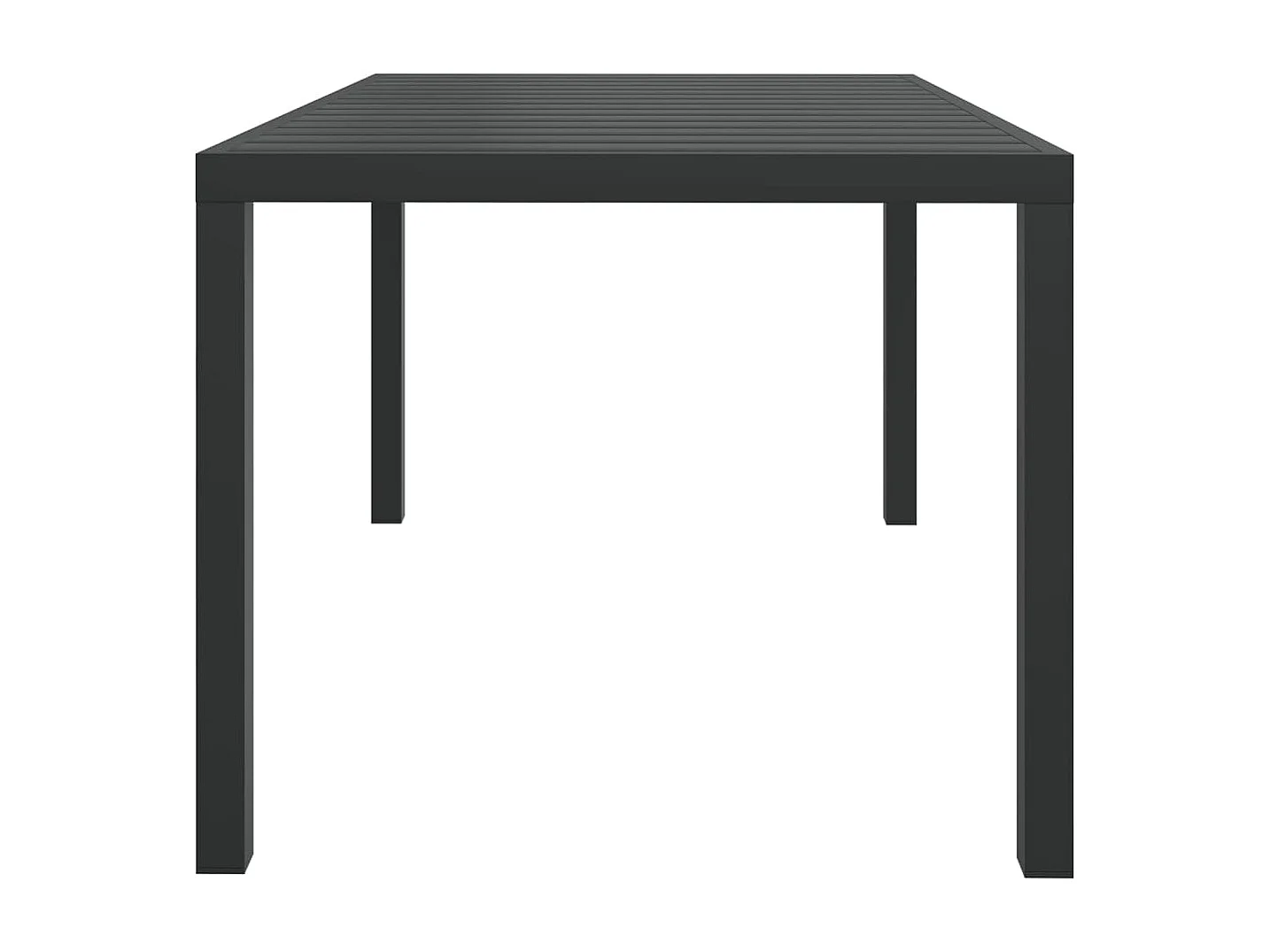 Tuintafel 150x90x74 cm aluminium en HKC zwart NL612592