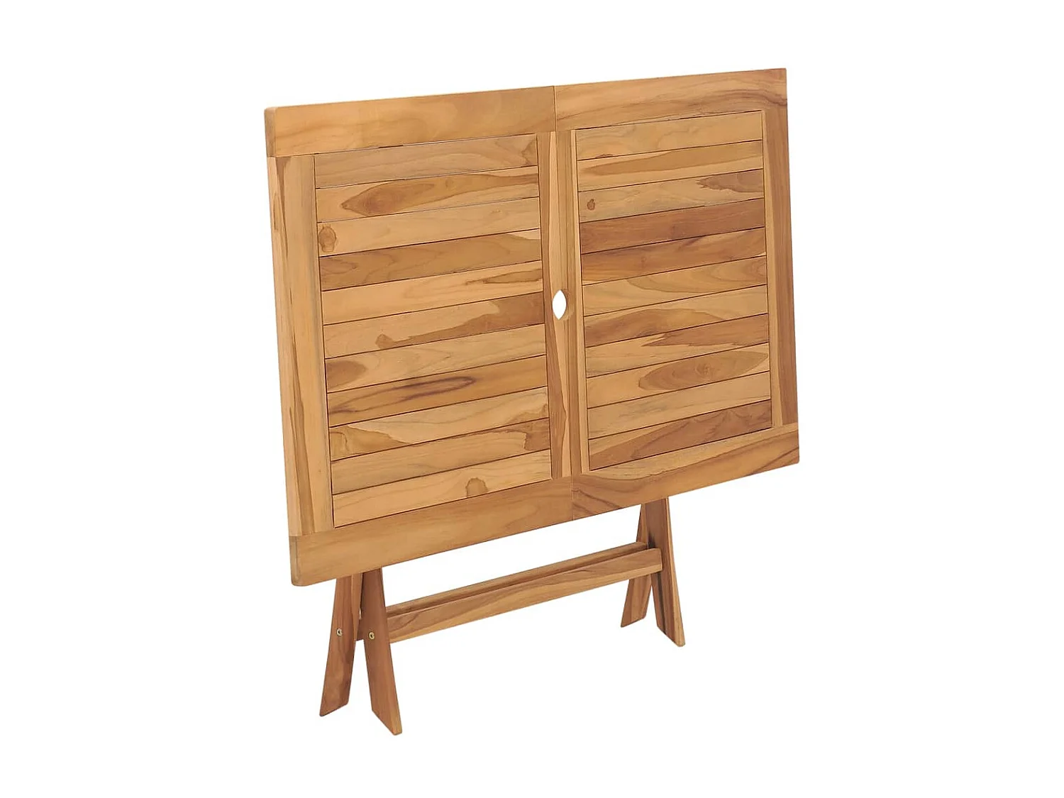 Table pliable de jardin 120x70x75 cm Bois de teck solide GHR17762