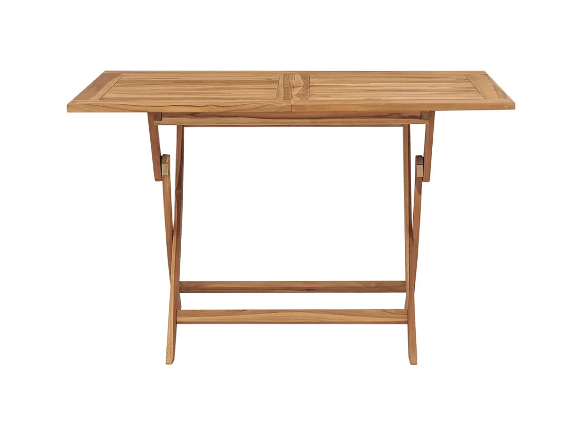 Table pliable de jardin 120x70x75 cm Bois de teck solide GHR17762