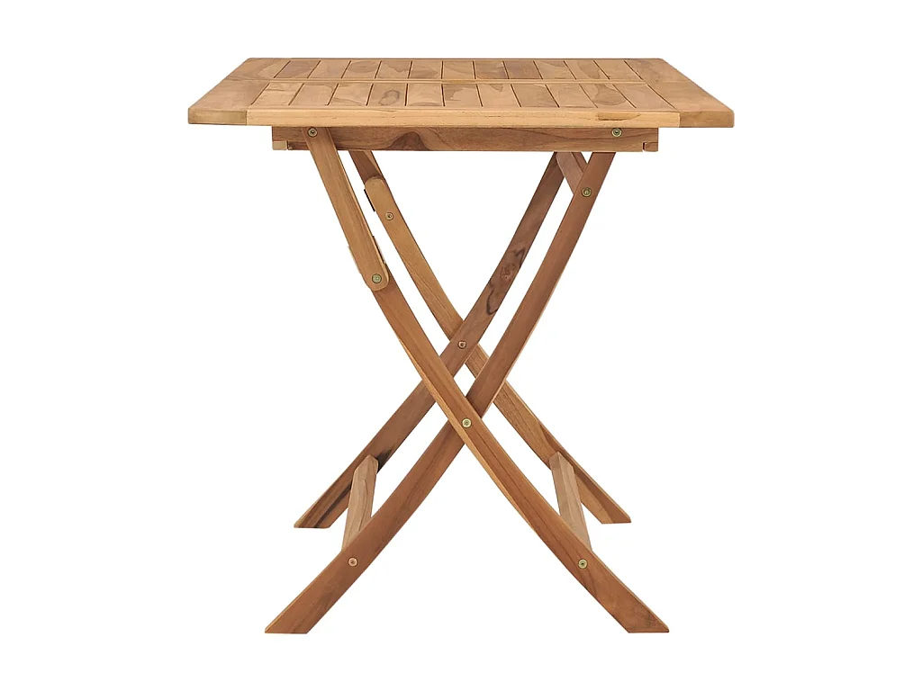 Table pliable de jardin 120x70x75 cm Bois de teck solide GHR17762