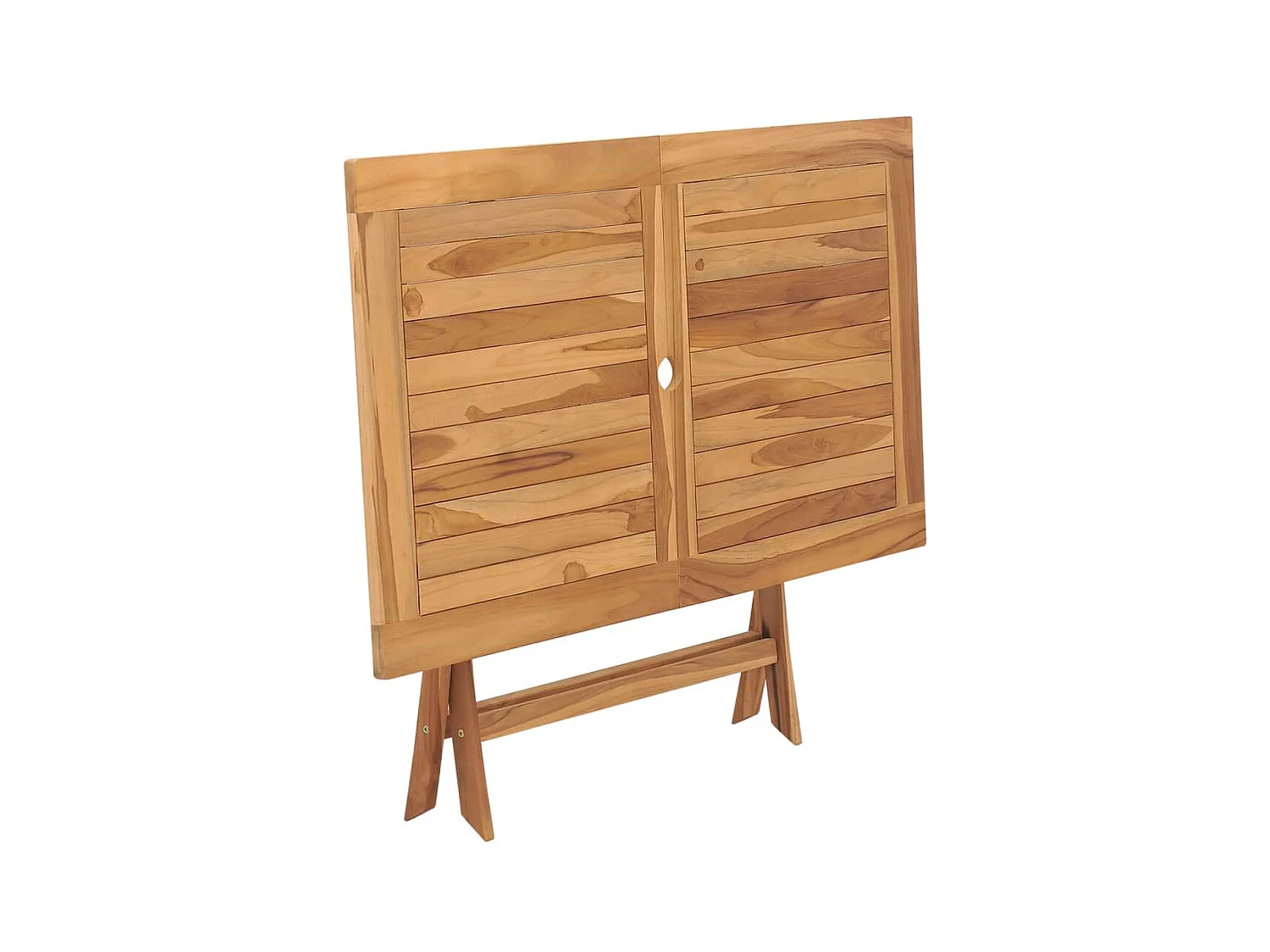 Table pliable de jardin 120x70x75 cm Bois de teck solide GHR17762
