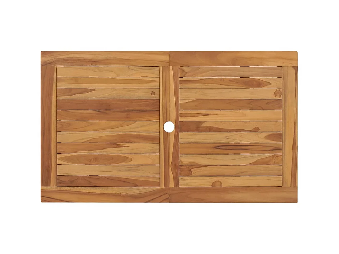Table pliable de jardin 120x70x75 cm Bois de teck solide GHR17762