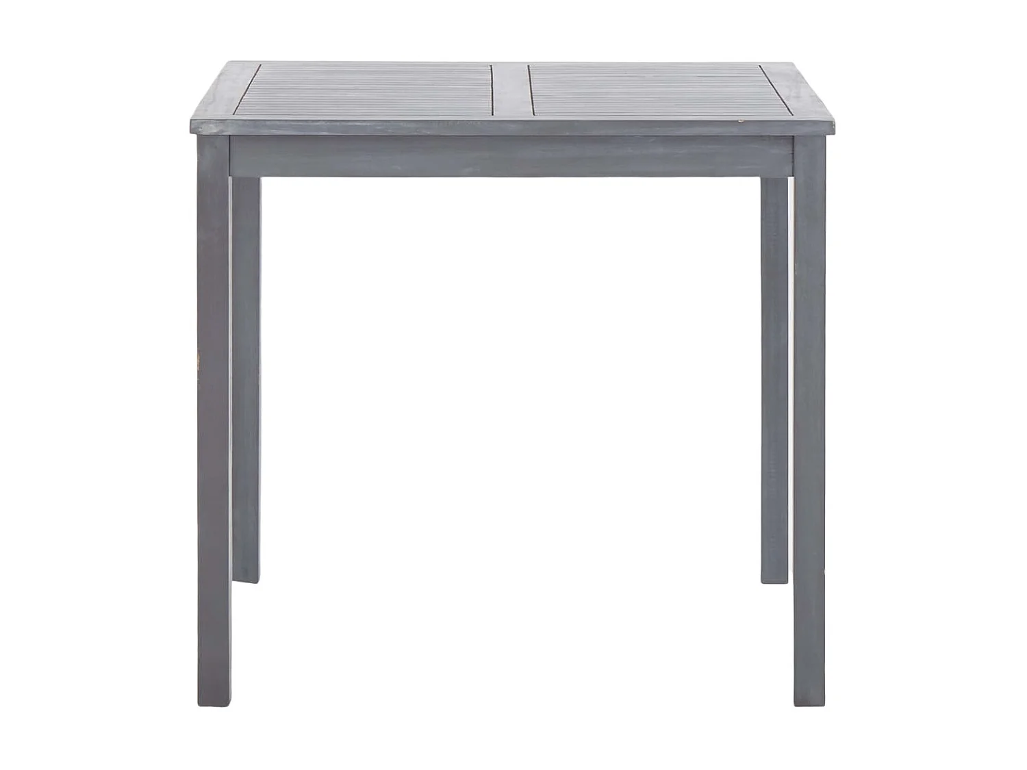 Mesa de jardim 80x80x74 cm madeira de acácia maciça cinzento PT999726