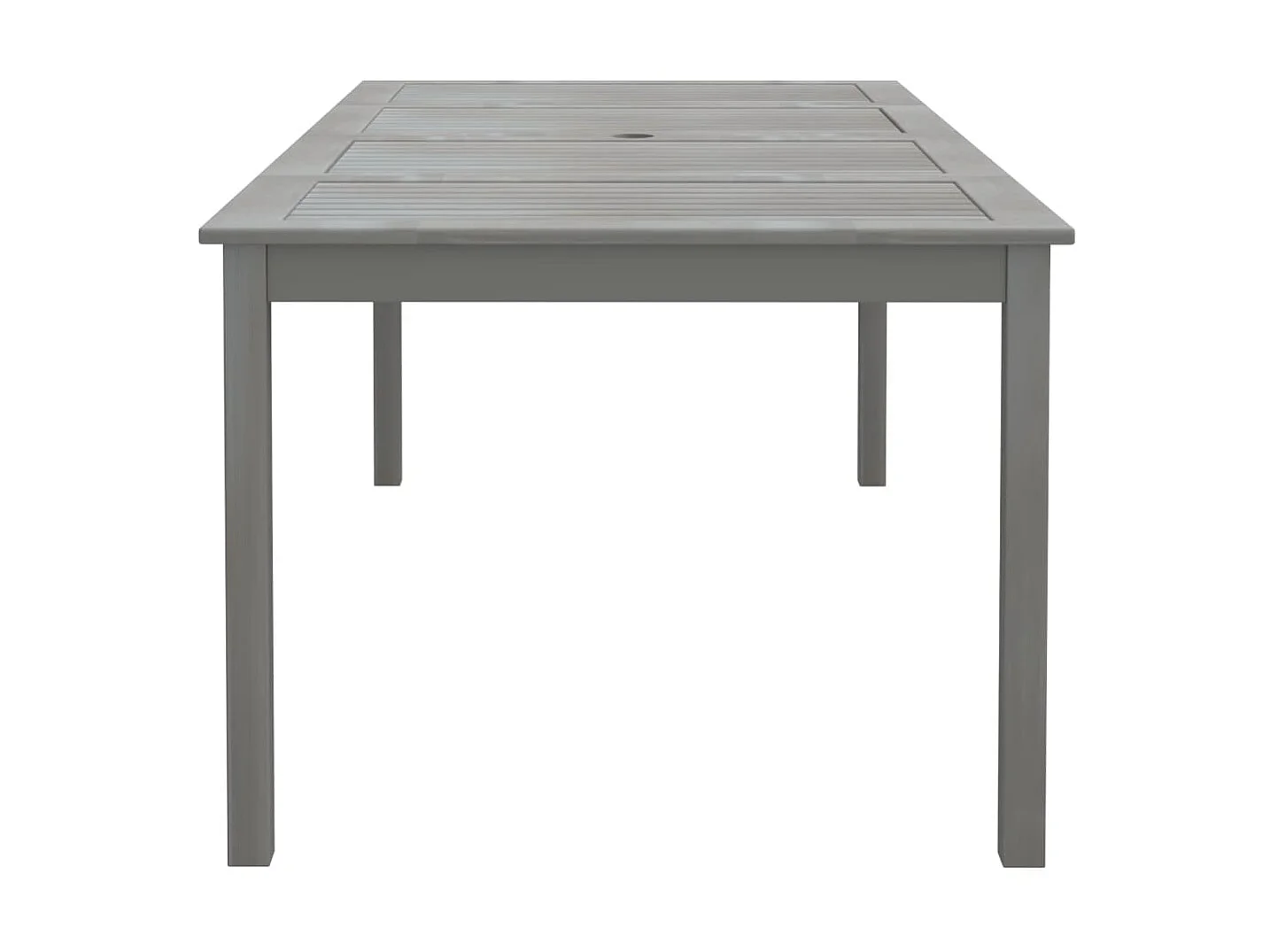 Table de jardin Gris 200x100x75 cm Bois d'acacia solide GHR42467