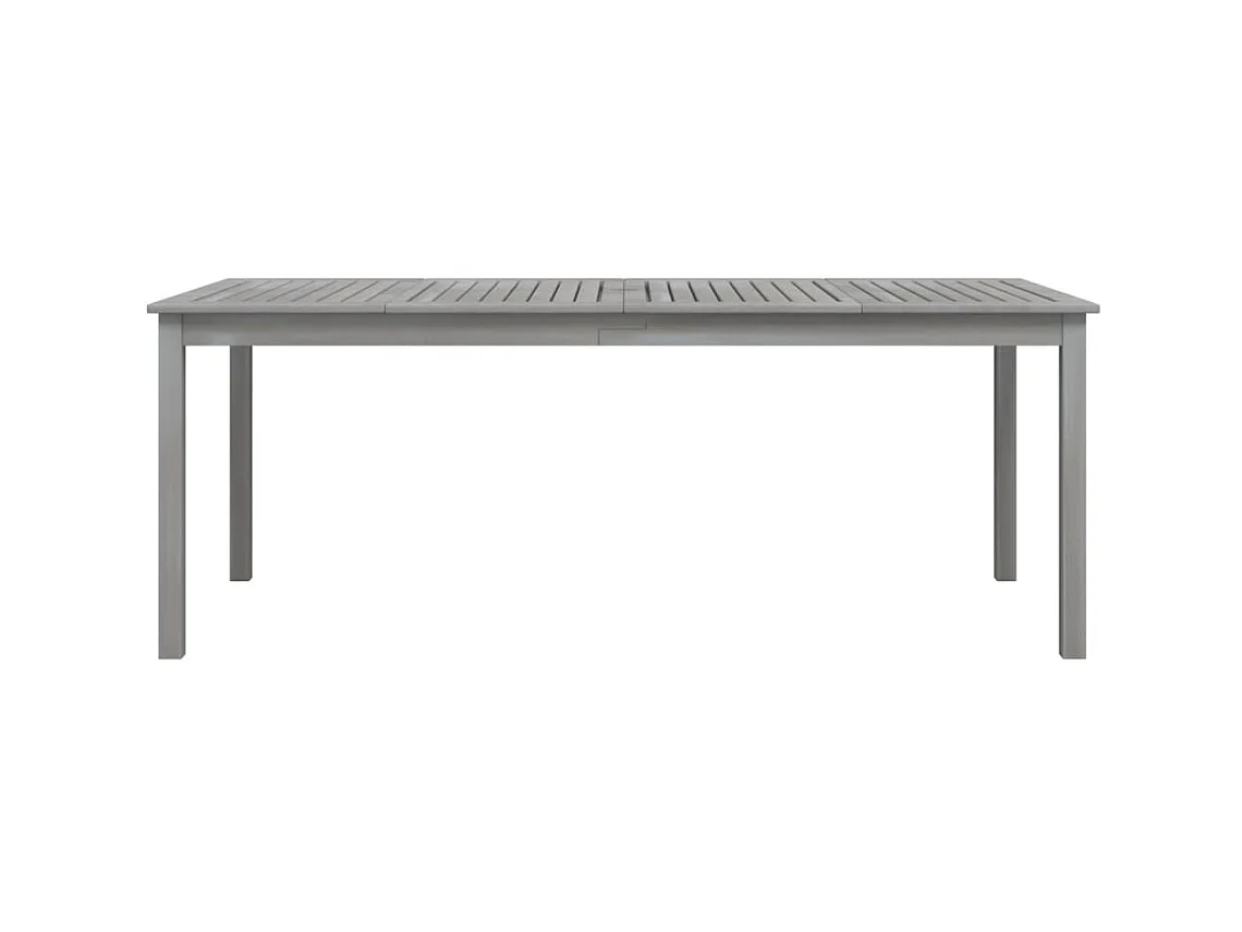 Table de jardin Gris 200x100x75 cm Bois d'acacia solide GHR42467