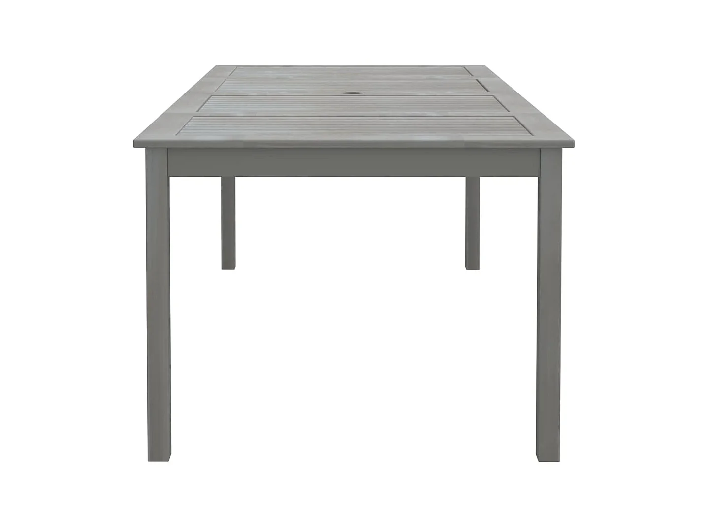 Table de jardin Gris 200x100x75 cm Bois d'acacia solide GHR42467