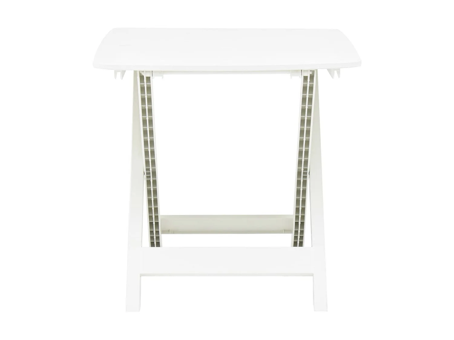 Tuintafel inklapbaar 79x72x70 cm kunststof wit NL953084