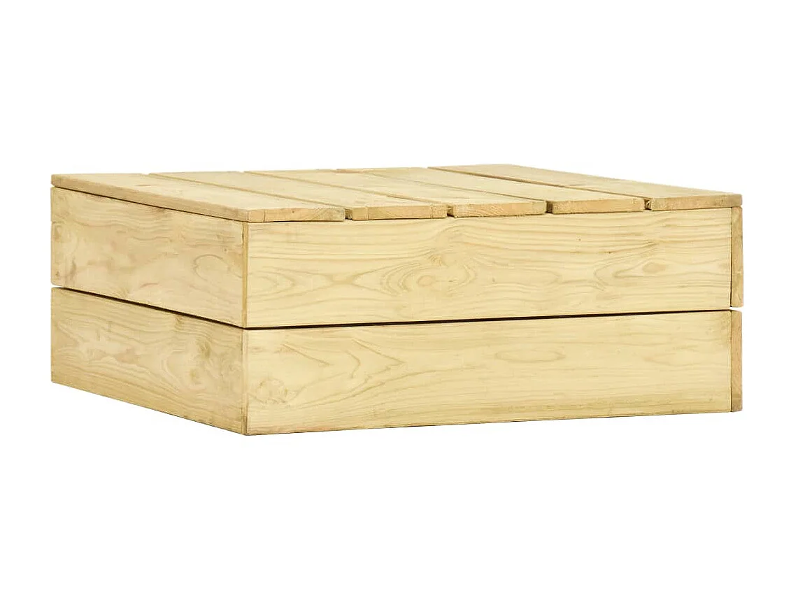 Table de jardin 75x75x31 cm Bois de pin imprégné GHR12618