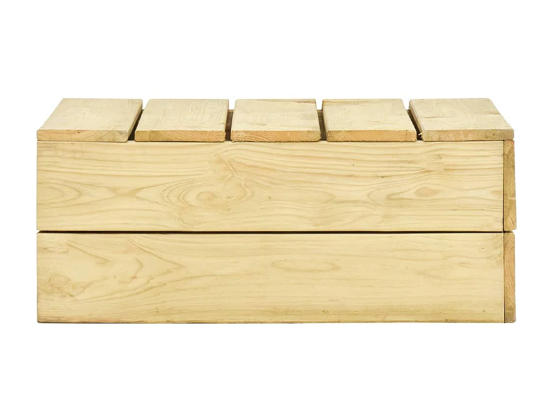 Table de jardin 75x75x31 cm Bois de pin imprégné GHR12618