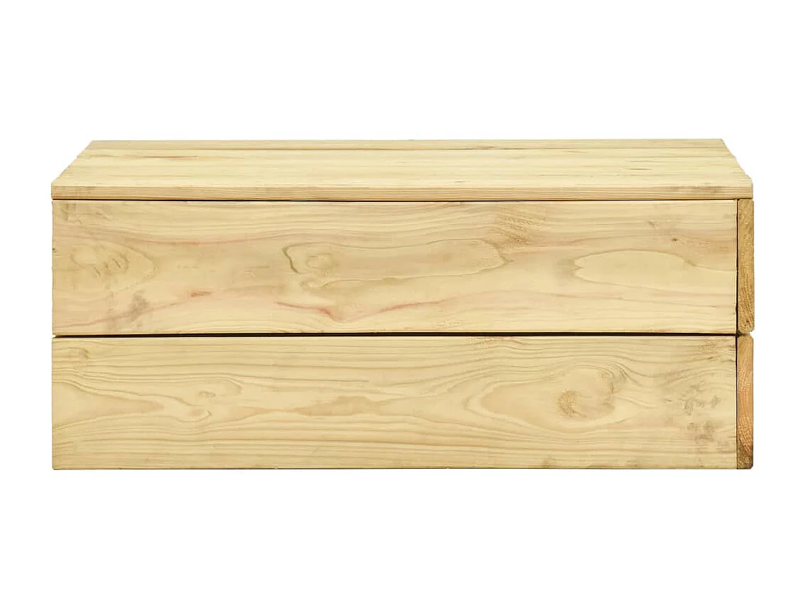 Tuintafel 75x75x31 cm geïmpregneerd grenenhout NL713296