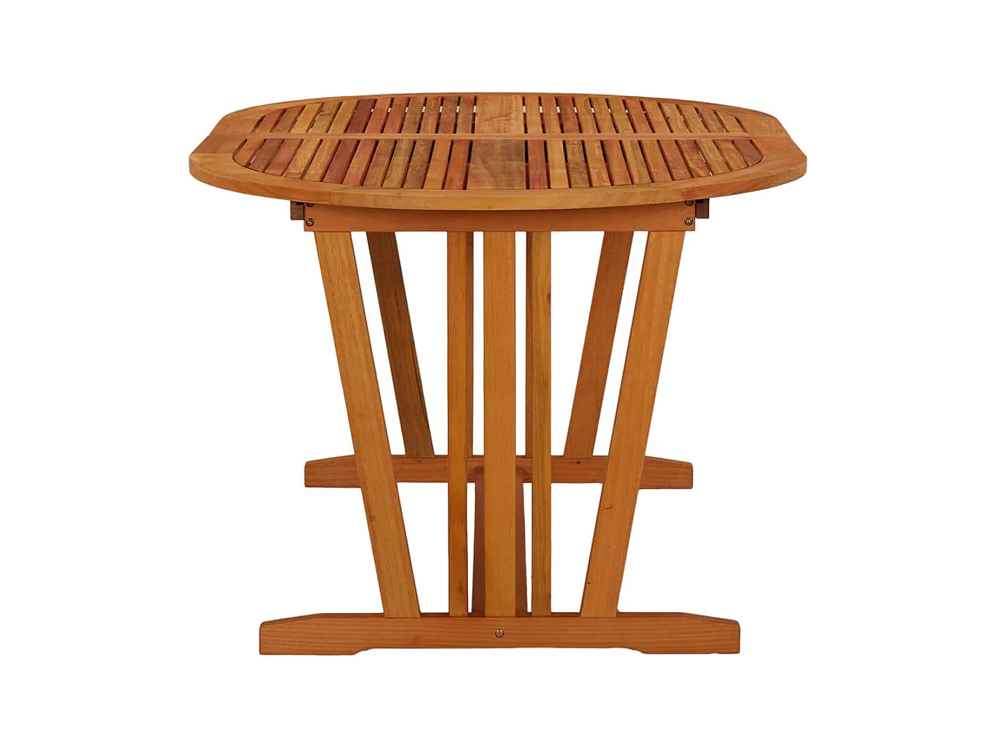 Table de jardin 200x100x75 cm Bois d'eucalyptus solide GHR69654
