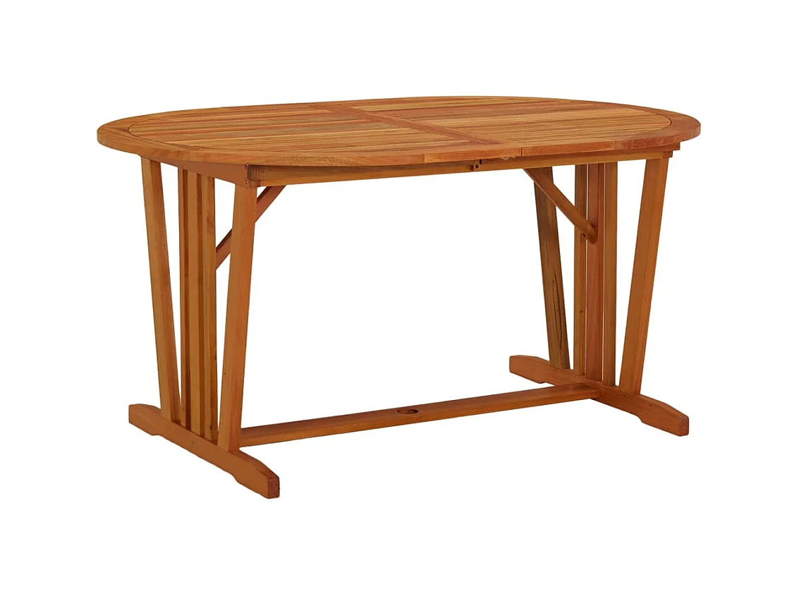 Table de jardin 200x100x75 cm Bois d'eucalyptus solide GHR69654