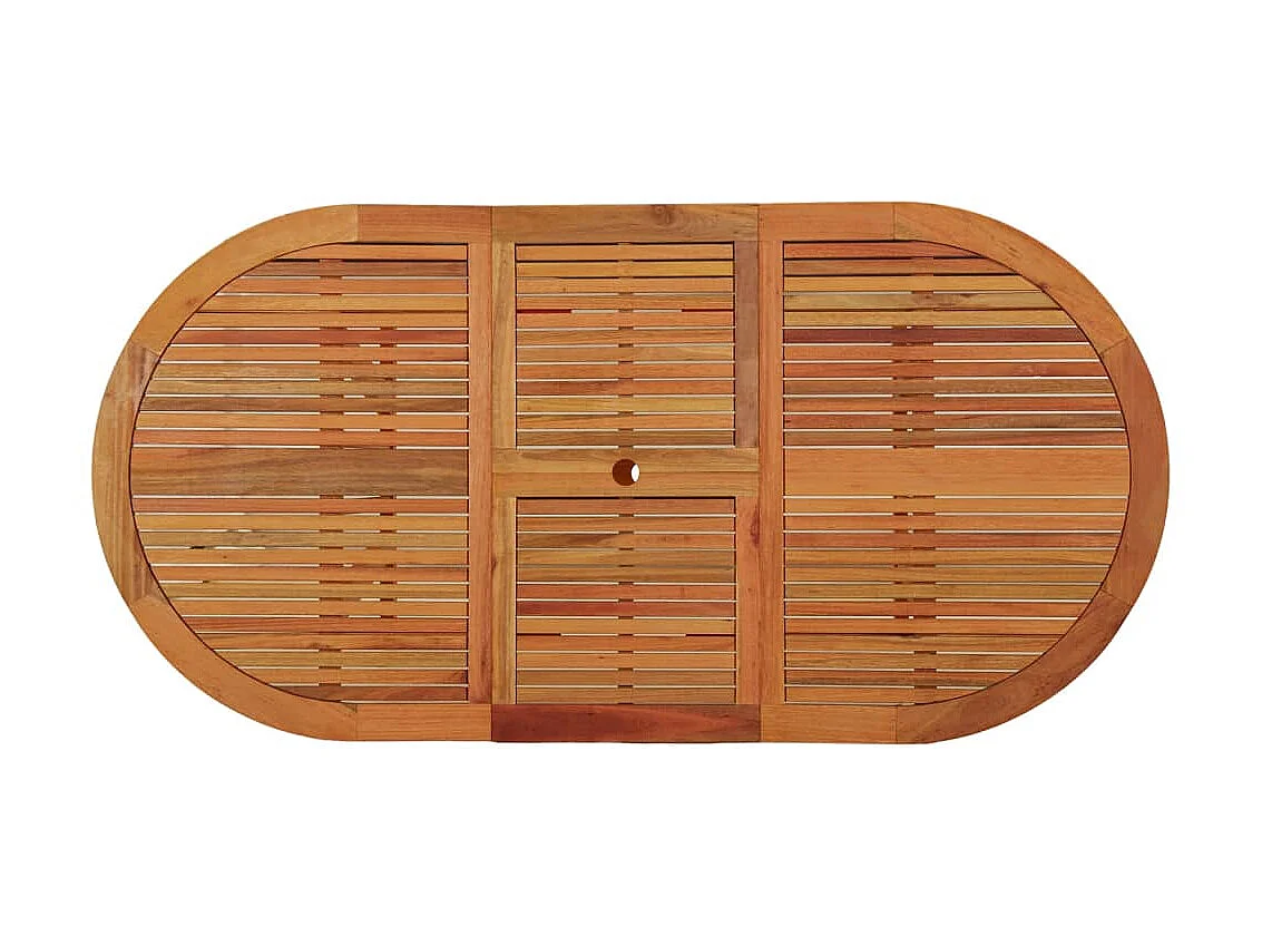 Table de jardin 200x100x75 cm Bois d'eucalyptus solide GHR69654