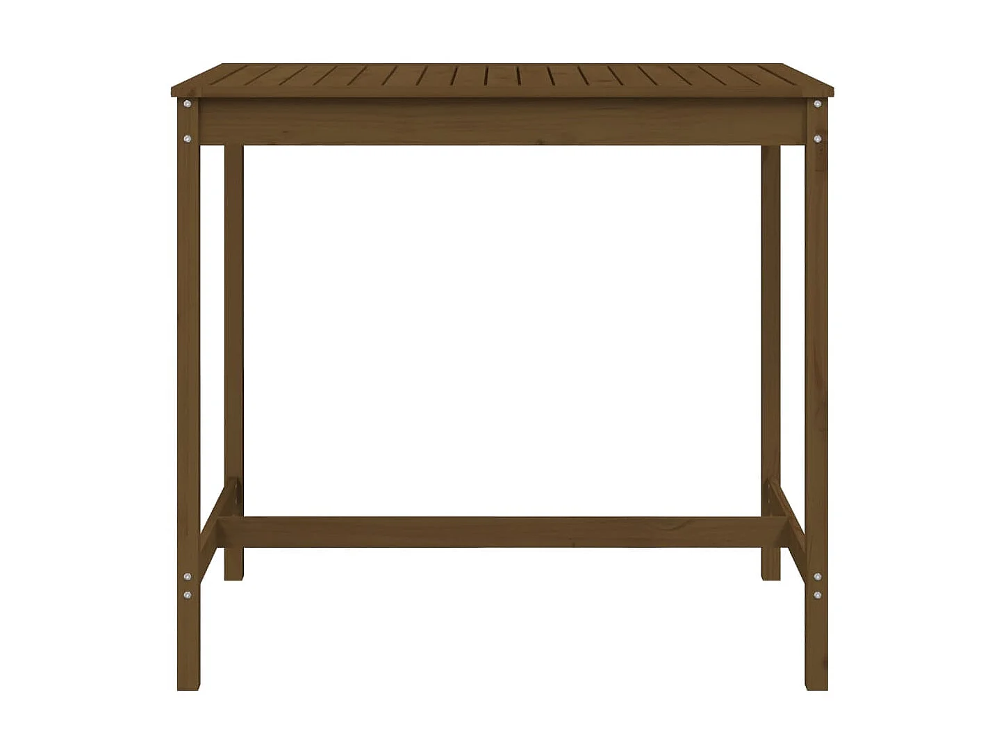 Tuintafel 121x82,5x110 cm massief grenenhout honingbruin NL484131