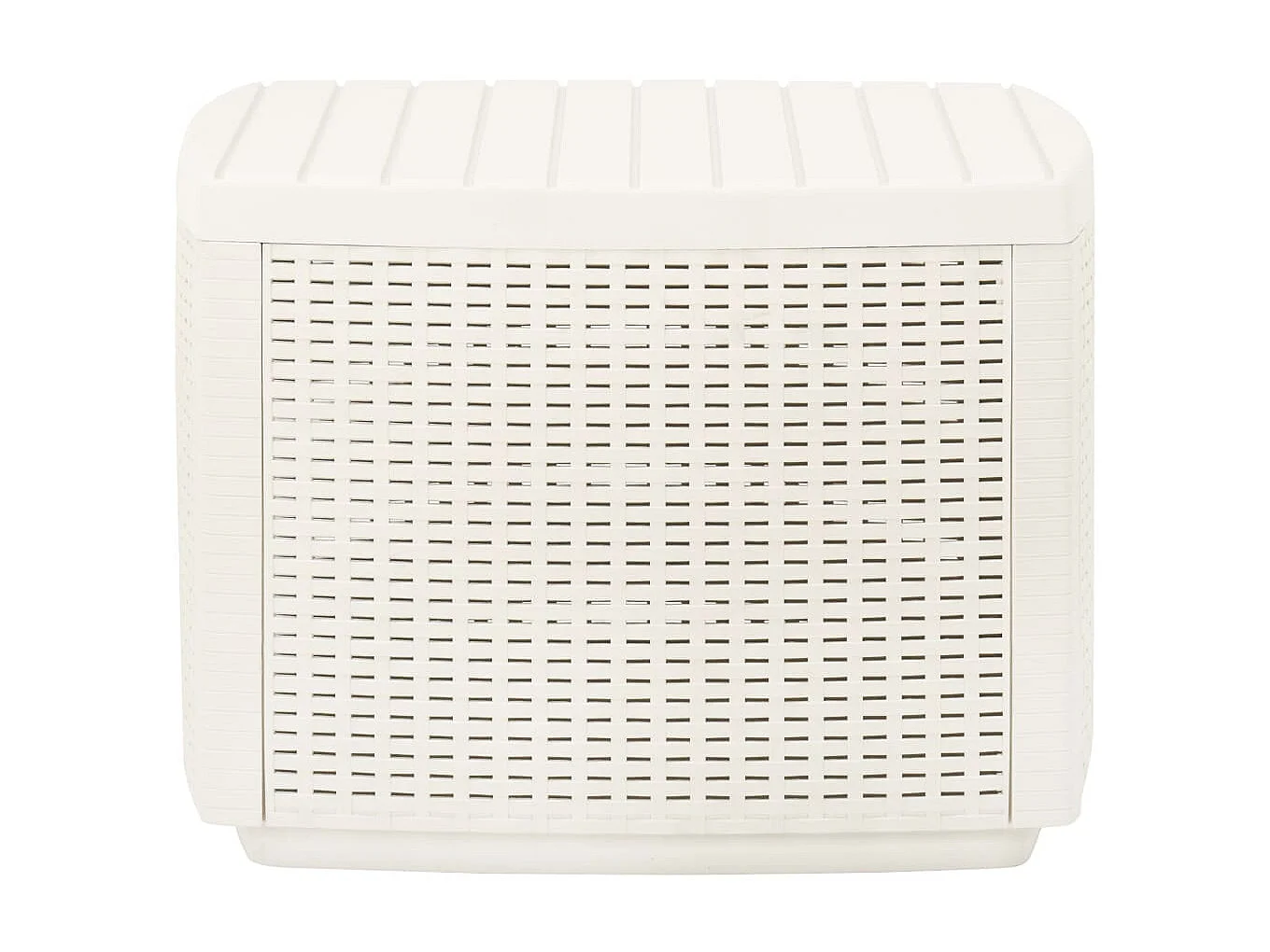 Table de jardin Blanc 53x53x40 cm Plastique GHR38812