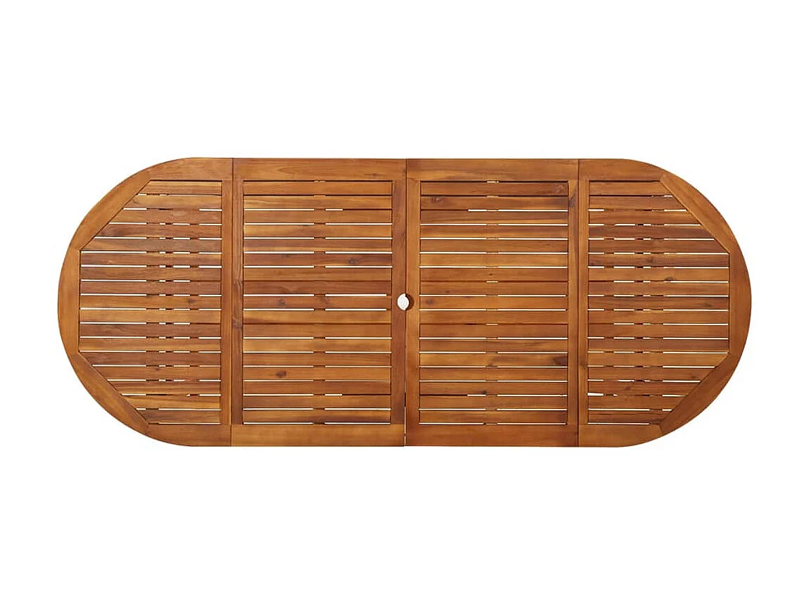 Table à manger de jardin 220x90x75 cm Bois d'acacia massif GHR63594