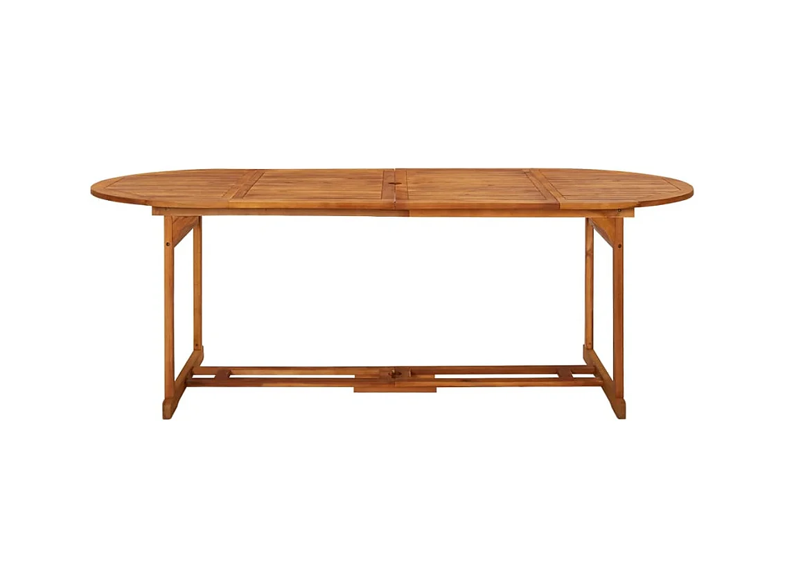 Table à manger de jardin 220x90x75 cm Bois d'acacia massif GHR63594