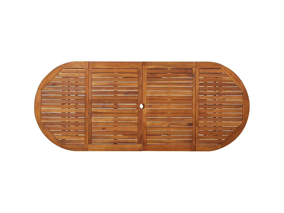 Table à manger de jardin 220x90x75 cm Bois d'acacia massif GHR63594