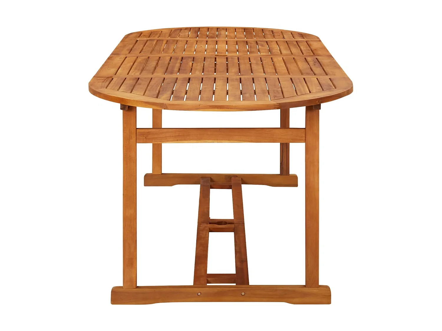 Table à manger de jardin 220x90x75 cm Bois d'acacia massif GHR63594