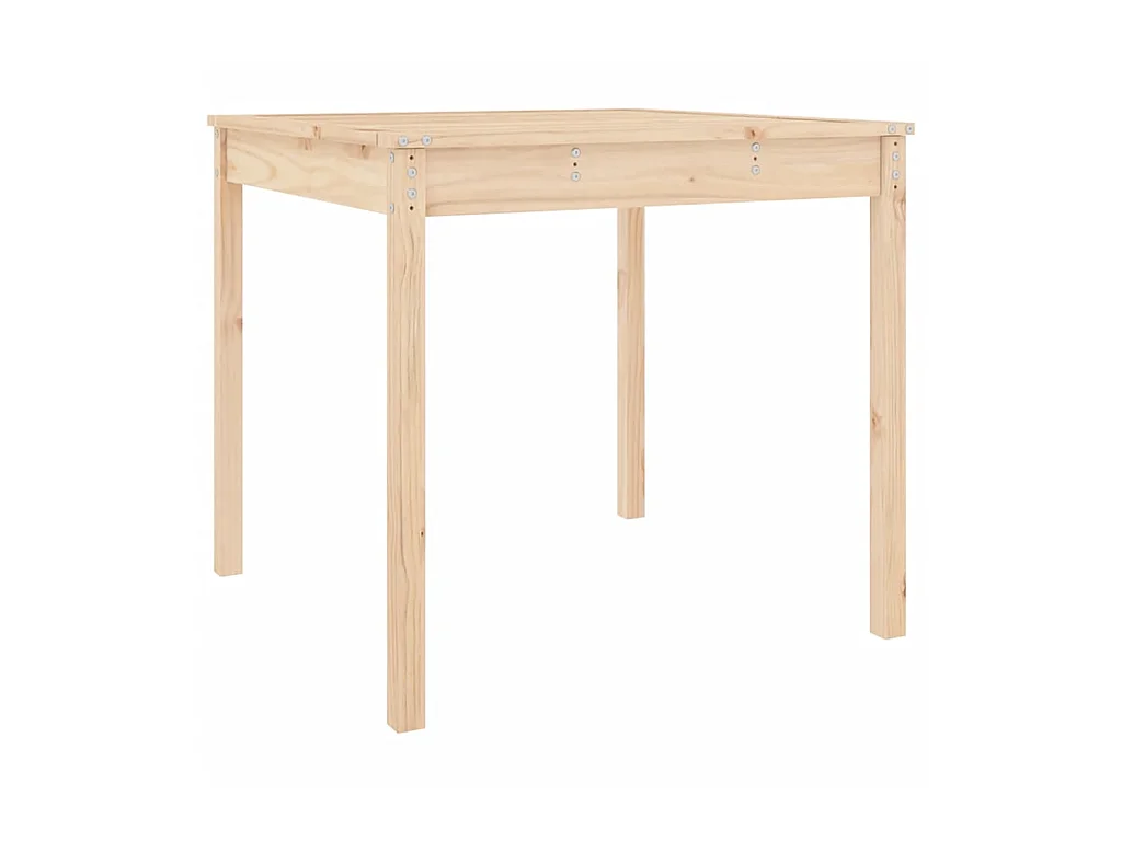 Mesa de jardim 82,5x82,5x76 cm madeira de pinho maciça PT609933