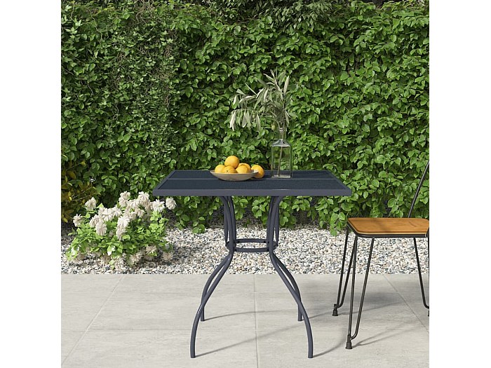 Tavolo Weekend 59.5 In Resina - Verde, 80x80x72 Cm | Tavolo Quadrato Per Esterno E Giardino