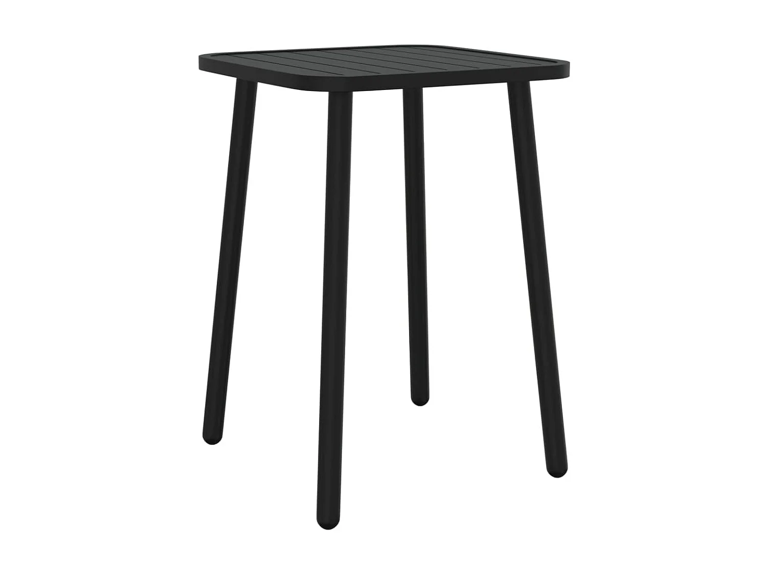 Mesa de comedor de jardín acero gris antracita 50x50x71 cm KOW65869