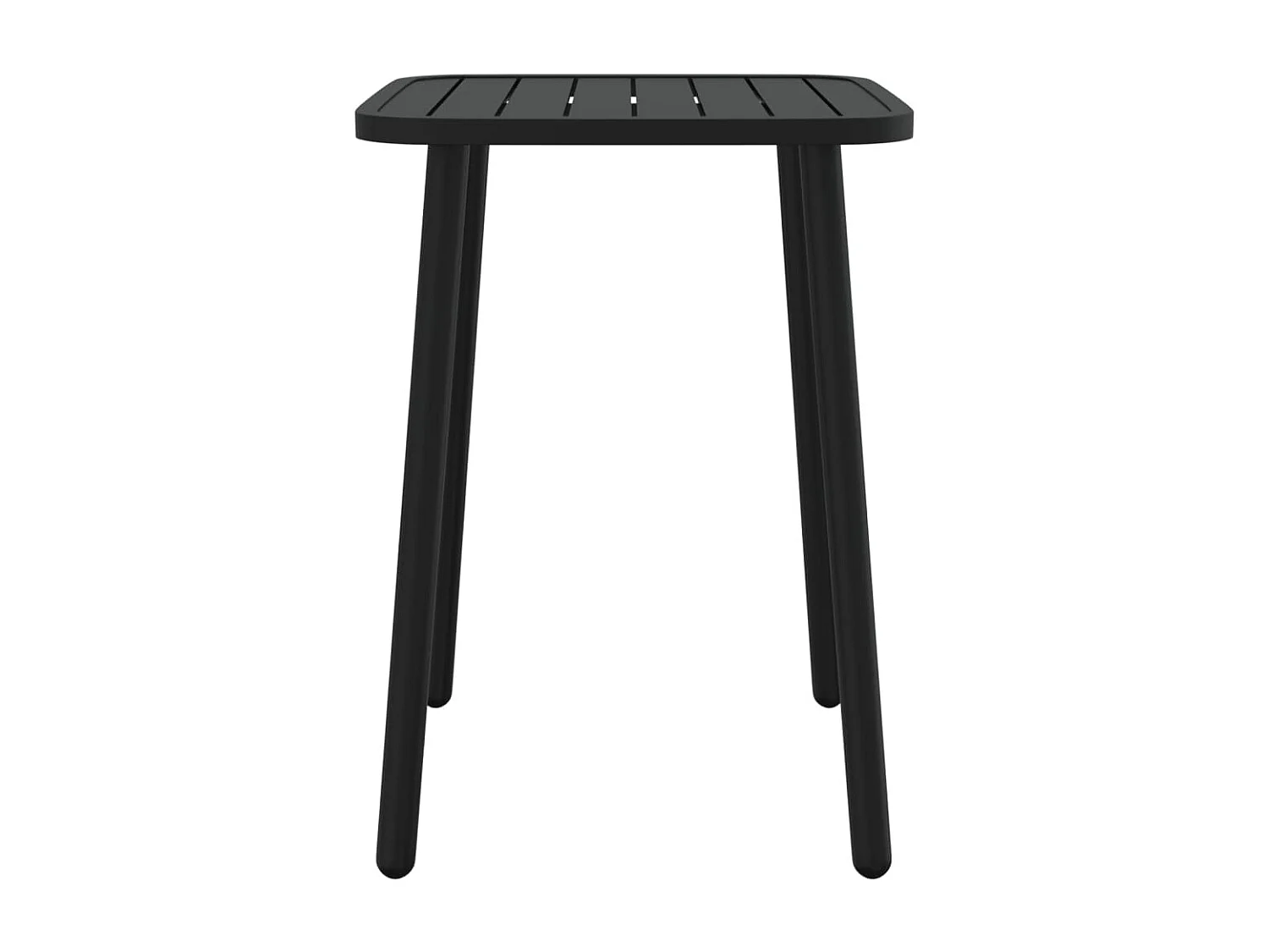 Mesa de comedor de jardín acero gris antracita 50x50x71 cm KOW65869