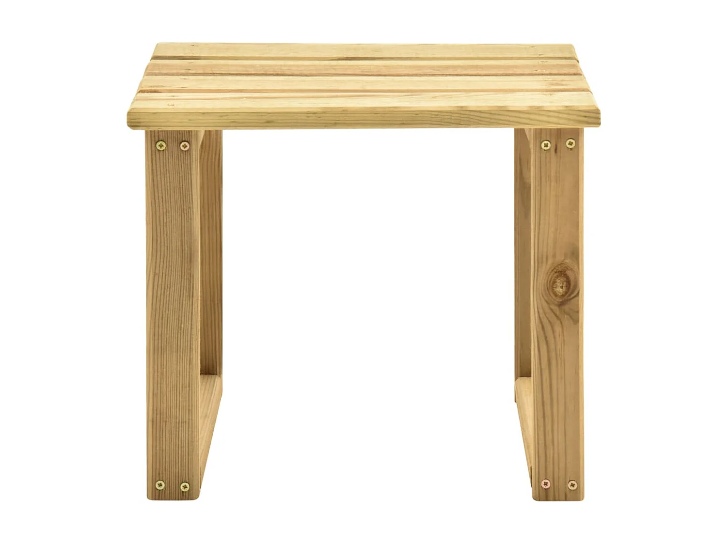 Mesa de tumbona madera de pino impregnada 30x30x26 cm KOW72826