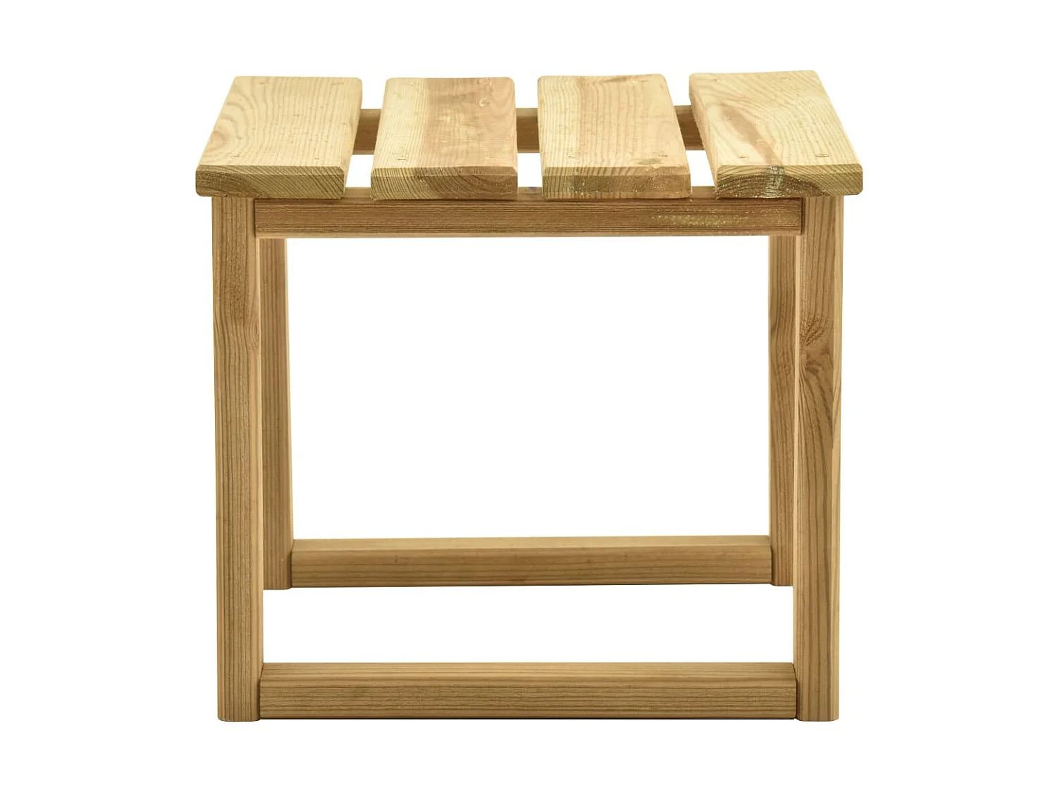 Mesa de tumbona madera de pino impregnada 30x30x26 cm KOW72826